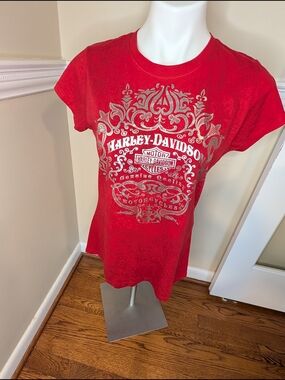Harley-Davidson York PA Vehicle Operations Tee Women’s XL Red